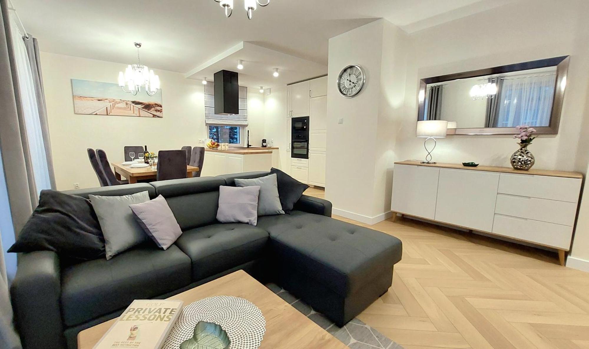 Apartment Golden Beach By Triapart Gdansk Bagian luar foto